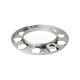 WHEEL NUT COVER RING 22,5" ZILVER STAAL